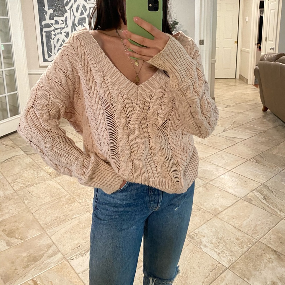 Express Cable Knit Sweater
